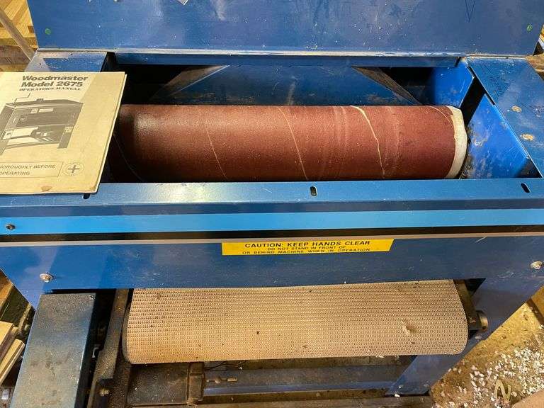 Woodmaster Drum Sander Sherwood Auctions