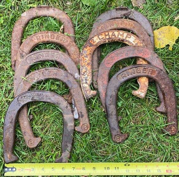 10 Horse Shoes Sherwood Auctions