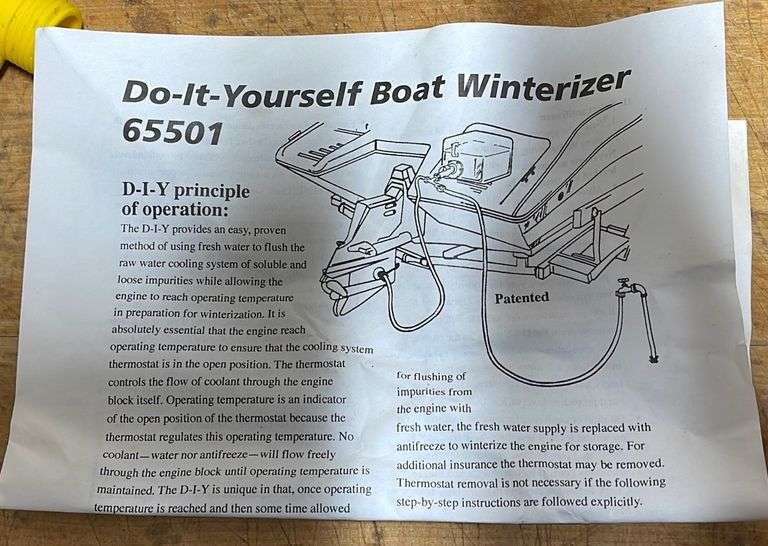 Camco Marine "do it yourself" Boat Winterizer Kit Sherwood Auctions