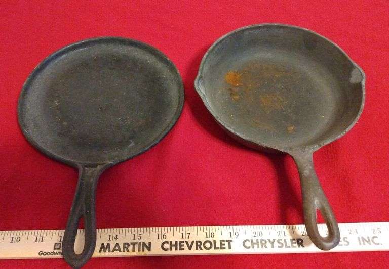 Cast Iron Frying Pan + Skillet Sherwood Auctions
