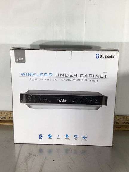 iLive Wireless Under Cabinet Bluetooth/CD/Radio Music System - Sherwood