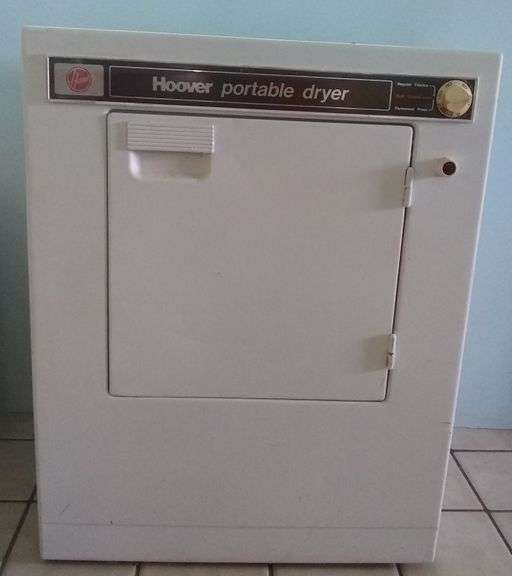 Vintage Hoover Portable Dryer w/ Galvanized Steel Drum Sherwood Auctions