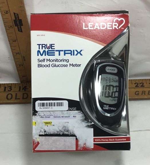Leader True Metrix Self Monitoring Blood Glucose Meter Sherwood Auctions