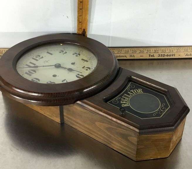 Elgin Regulator Wall Clock Sherwood Auctions