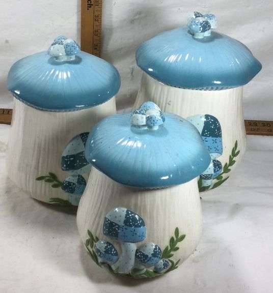 Mushroom Jar Set Sherwood Auctions