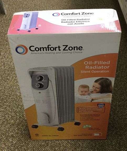 Comfort Zone Oil Filled Radiator - Sherwood Auctions