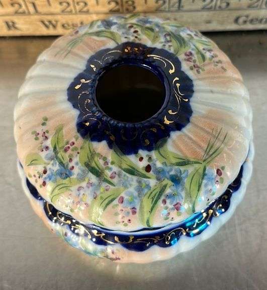 vintage Hair Receiver Porcelain Dish Sherwood Auctions