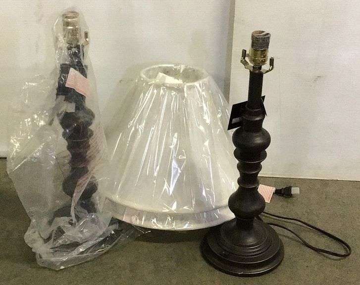 (2) NEW! Table Lamps and shades! Sherwood Auctions