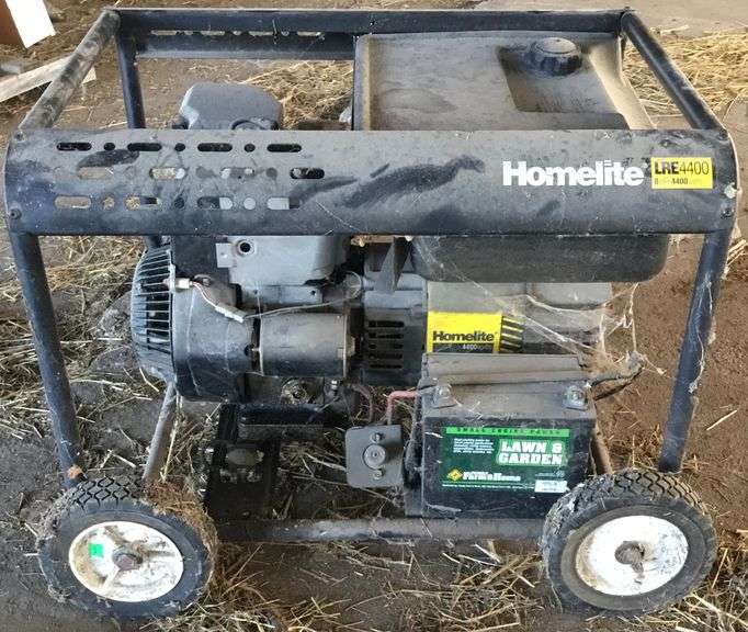 HomeLite 4400 Watt Generator - Sherwood Auctions