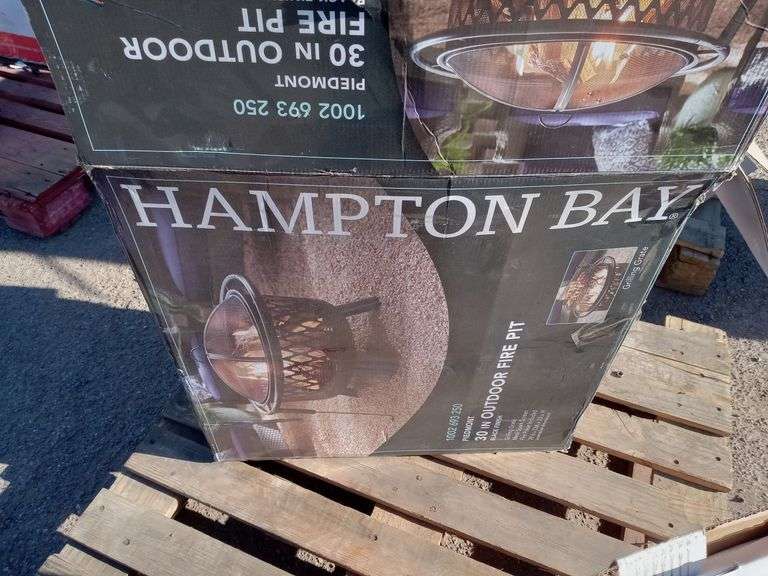 Hampton Bay Piedmont 30in Outdoor Fire Pit - Sierra Auction Management Inc