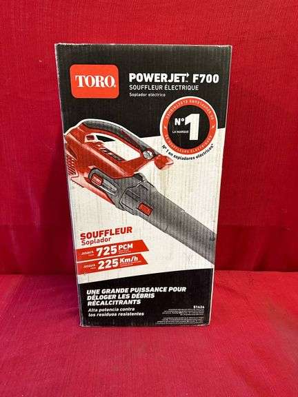 Toro Powerjet F700 Electric Blower - Sierra Auction Management Inc