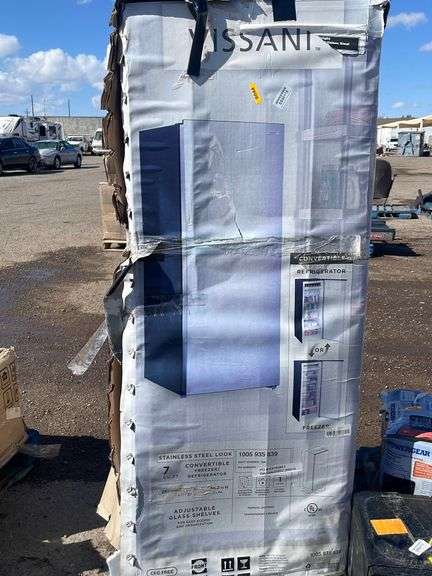 Vissani 7 CU. FT. Convertible Freezer And Refrigerator (Stainless Steel