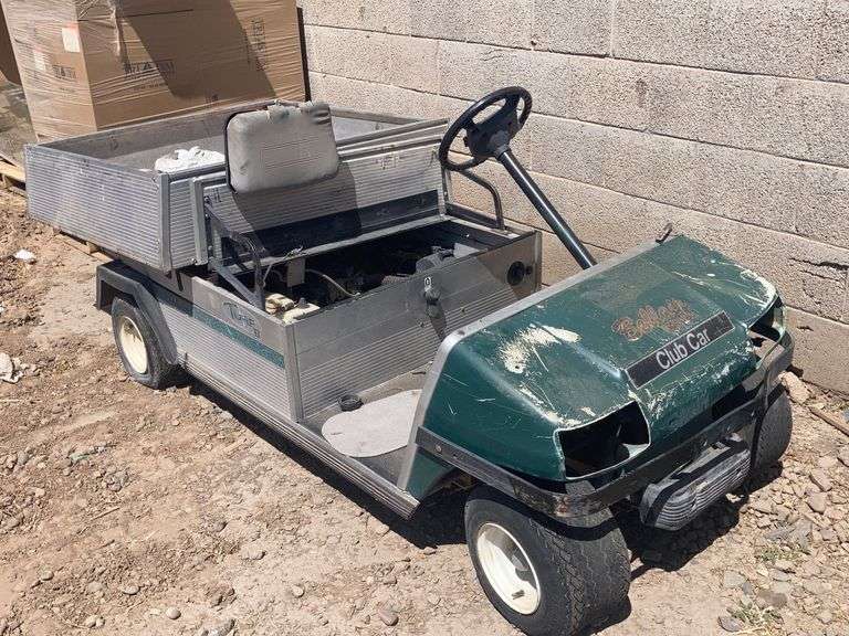 Club Car Turf II Utility Cart W/ Bed Sierra Auction Management Inc