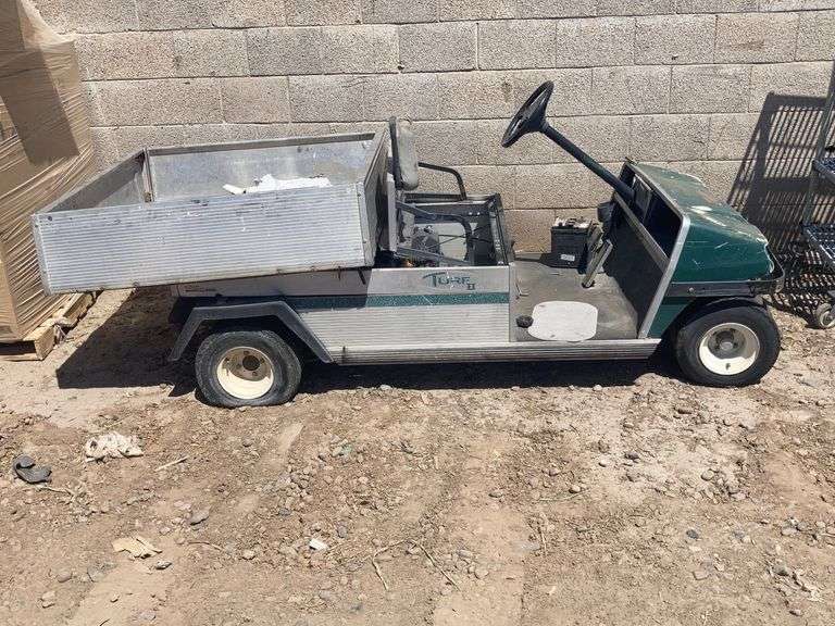 Club Car Turf II Utility Cart W/ Bed Sierra Auction Management Inc