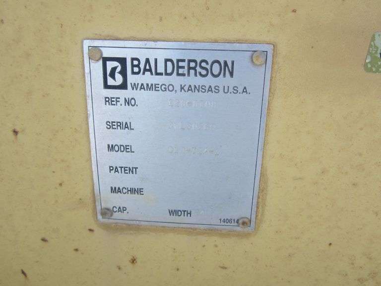 Balderson Excavator Bucket Sierra Auction Management Inc