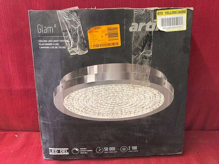 Artika Ceiling LED Light Fixture - Sierra Auction Management Inc