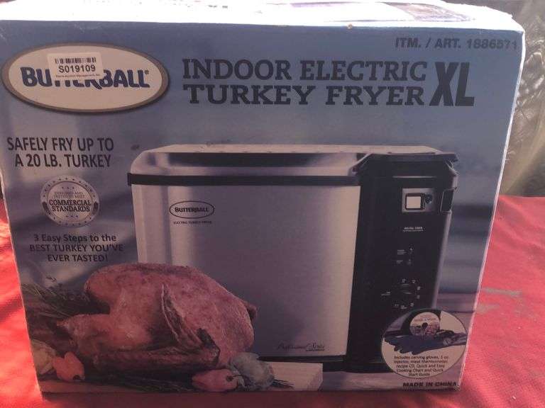 ButterBall Indoor Electric XL Turkey Fryer Sierra Auction Management Inc
