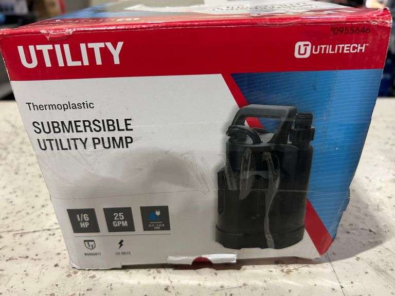 Utility Pump Sierra Auction Management Inc