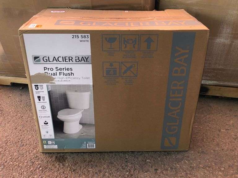 Glacier Bay Pro Series Dual Flush Toilet Sierra Auction Management Inc