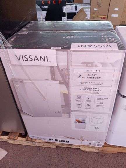 Vissani Chest Freezer - Sierra Auction Management Inc