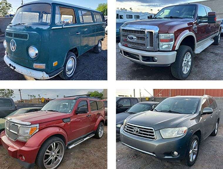 6364 Phoenix & Tucson NonRunning/Stationary Vehicle Auction