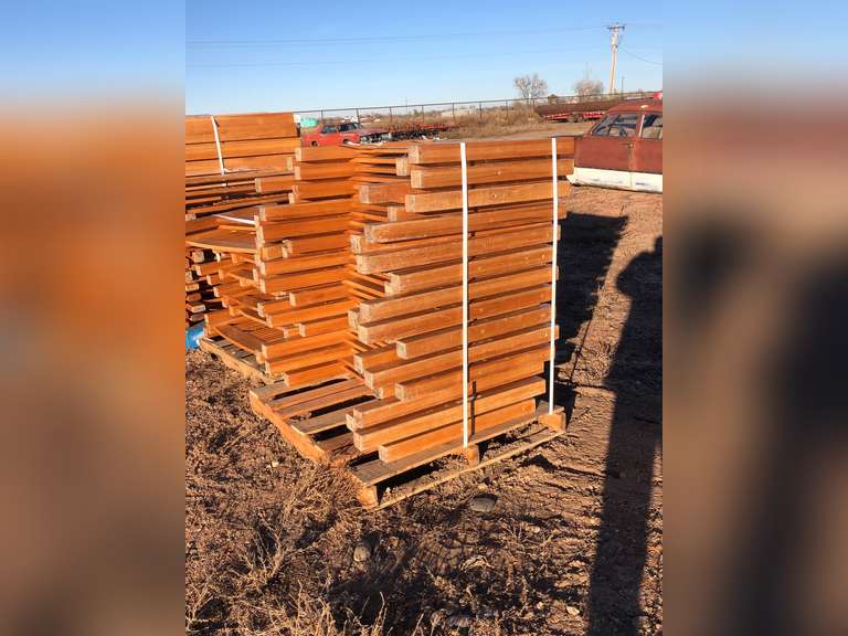 Oak Slat Bunk Bed Frames / Lumber Smith Sales Co. Auctioneers