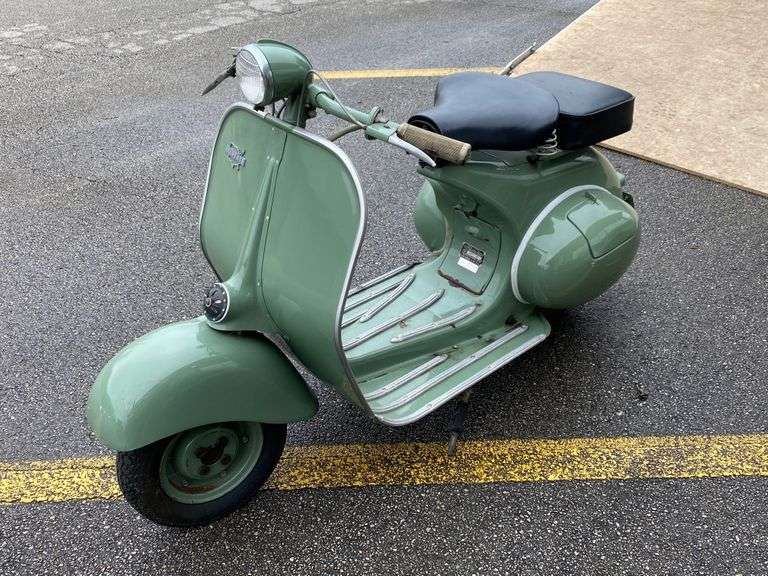 1952 Vespa Scooter to be Sold, Saturday April 17, 900 A.M. Stanton