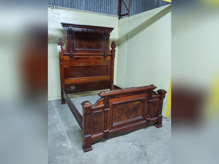 Late 1800s Eastlake Style bed South Auction