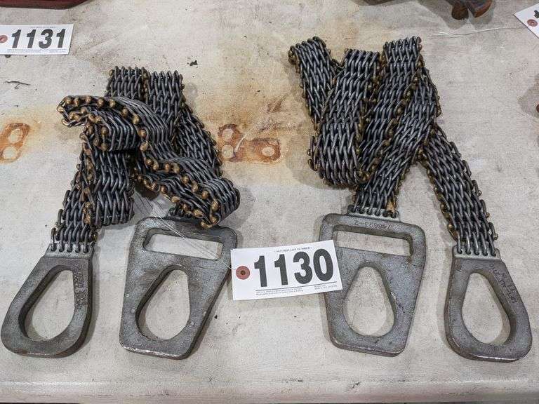 Lot of 2 chainmail rigging chokers South Auction