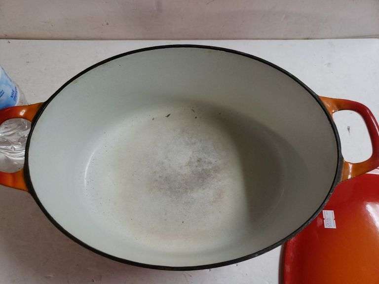 Descoware Cast Iron Enamel Dutch Oven Trice Auctions