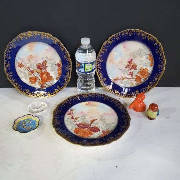 Gold Trimmed Vintage Plates And Miscellaneous Trice Auctions
