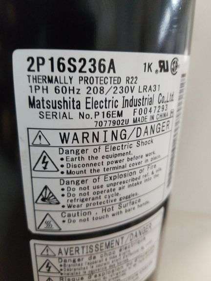 Matsushita Electrical Co. Air Compressor - Trice Auctions