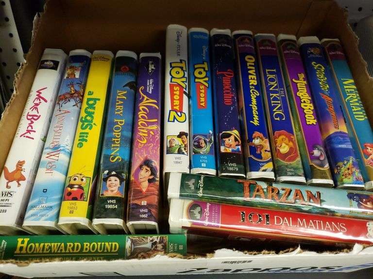 Assorted Disney VHS Tapes Trice Auctions