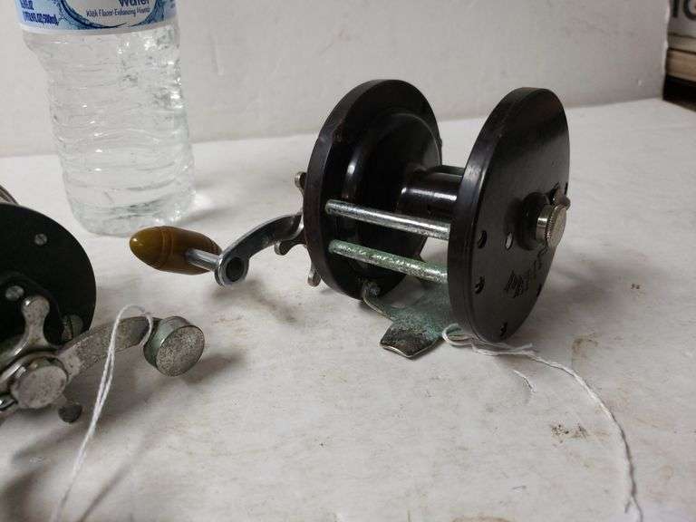 Penn #155 Beachmaster Reel, Penn 9 Level Wind Reel, And Penn Reel#85