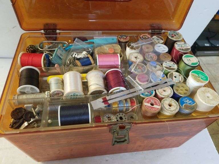 Sewing Box With Contents Trice Auctions
