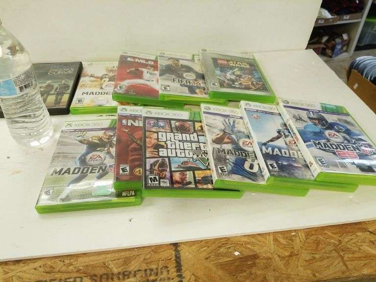 Assorted Xbox Games, DVD Trice Auctions