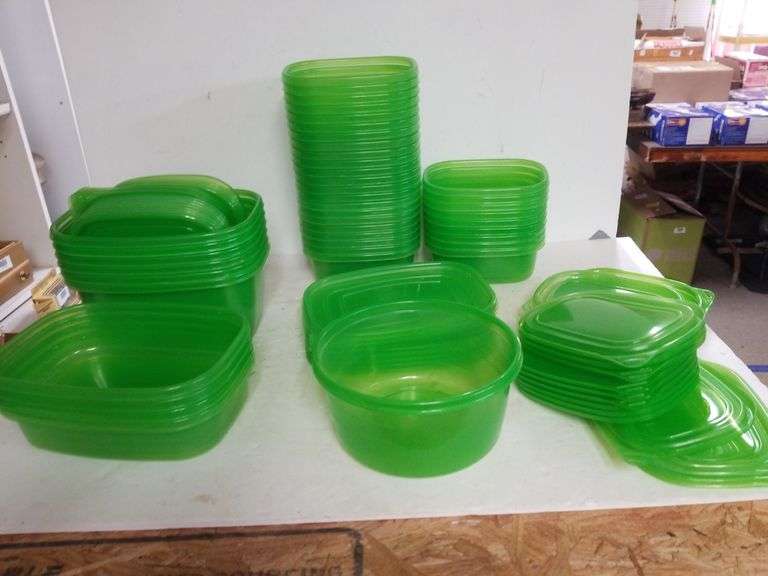 Green Plastic Storage Containers Trice Auctions