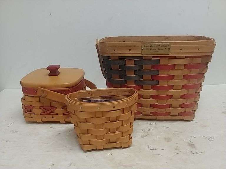 Longaberger Baskets Trice Auctions