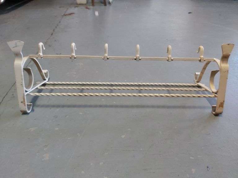 Wrought Iron Coat Rack Tullochs Auctions