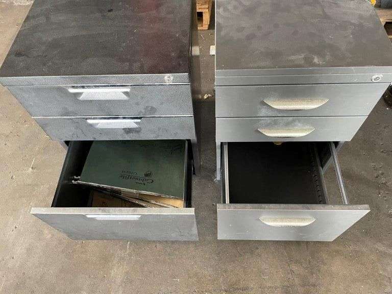 2 x Metal Under Desk File TVAA Pty Ltd T/A Tomkins Valuers