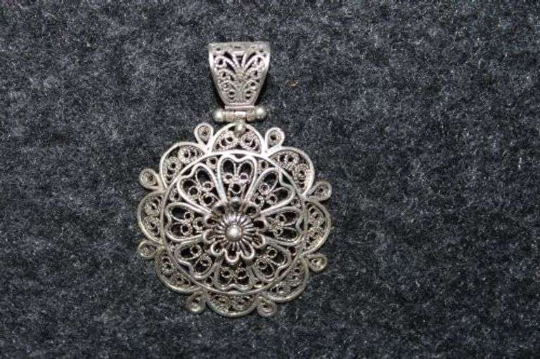 Marked .925 Pendant 8.5g Texas Online Auction House
