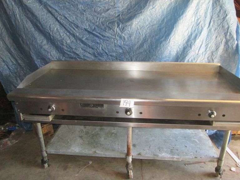 6' American Range Flat Grill And Stand US Power Bid