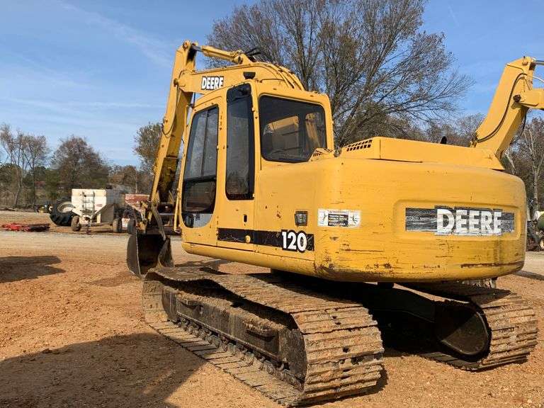 John Deere 120 Excavator Witcher Farms