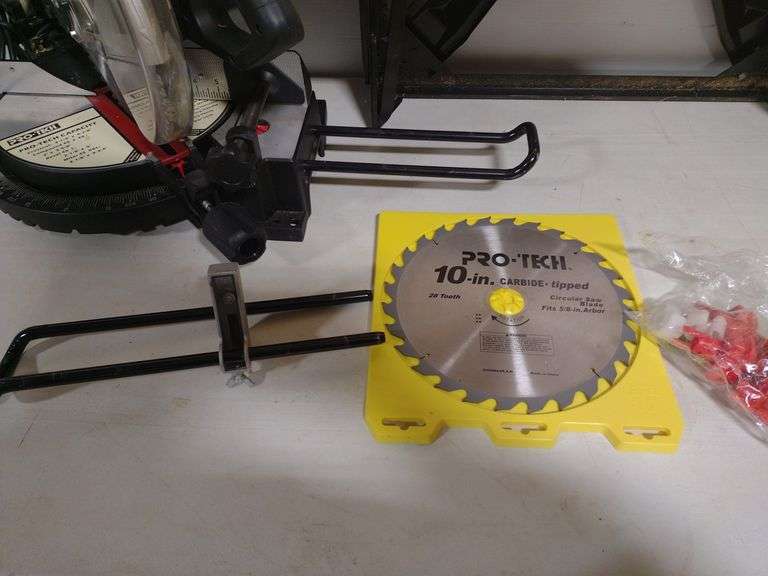 ProTech 10-in chop saw, Black & Decker workmate 425 - W. Yoder Auction