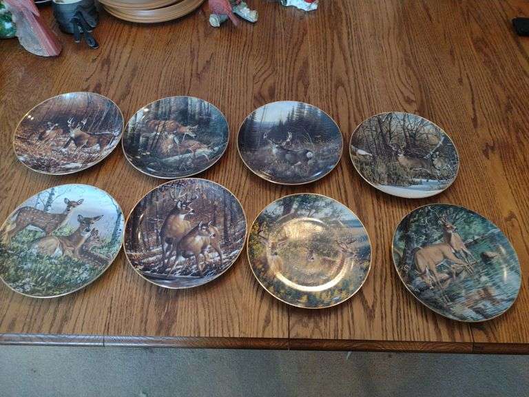 Danbury mint collection plates. W. Yoder Auction
