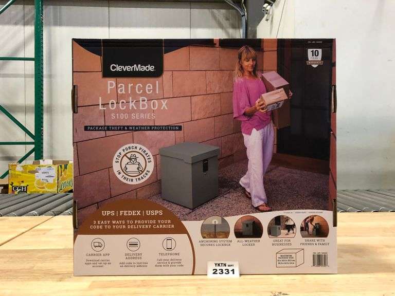 CLEVERMADE PARCEL LOCK BOXES AMMO PARCEL BOX SAFE S100 SERIES - Yorkton