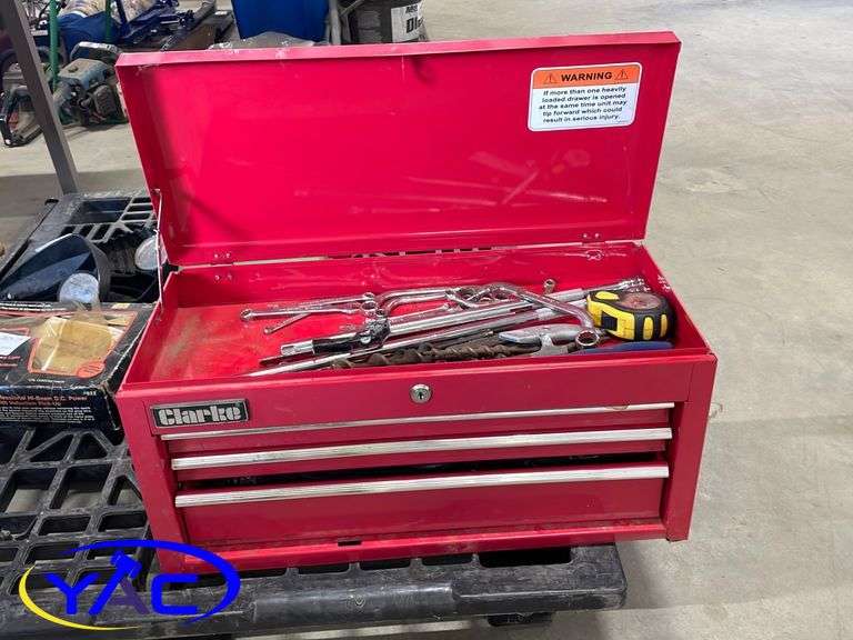 Clarke Tool Box W/ Tools Yorkton Auction Centre
