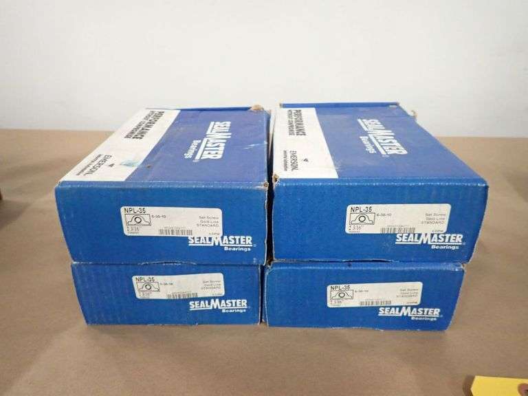 Lot of (4) Sealmaster Bearings Yellow Tag Auctions
