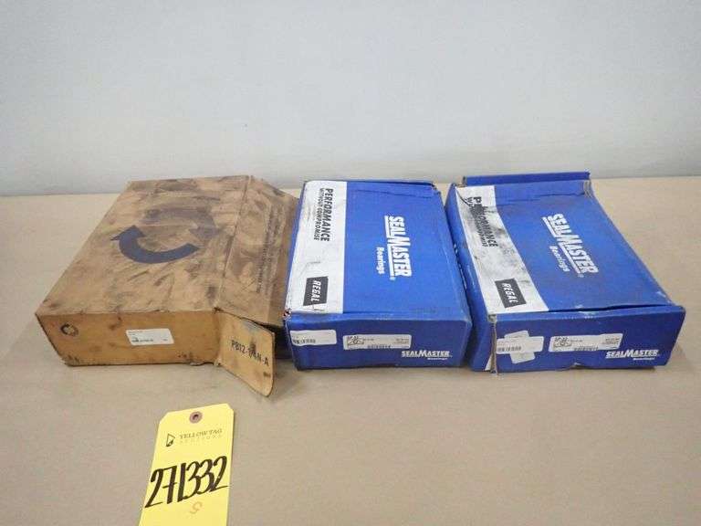 Lot of (3) Sealmaster Bearings Yellow Tag Auctions