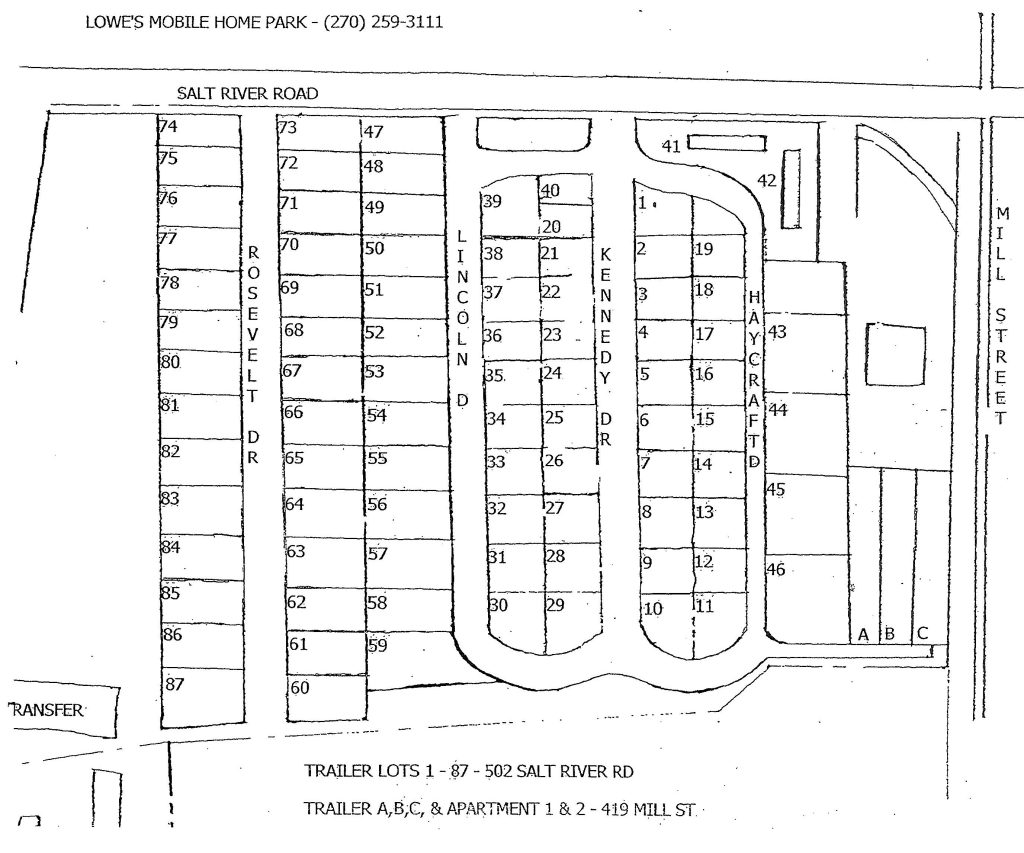 Auction Mobile Home Park & 2 Homes Saturday, August 20th 1000 am